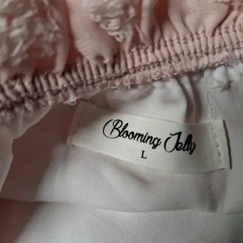 Blooming Jelly Chic Off-Shoulder Pink Blouse