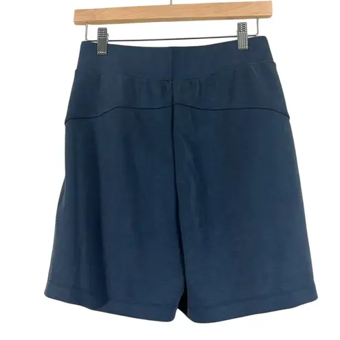 NWT Ododos Shorts Womens M Modal Soft High Waist Wide Leg Pockets Deep Blue Size M