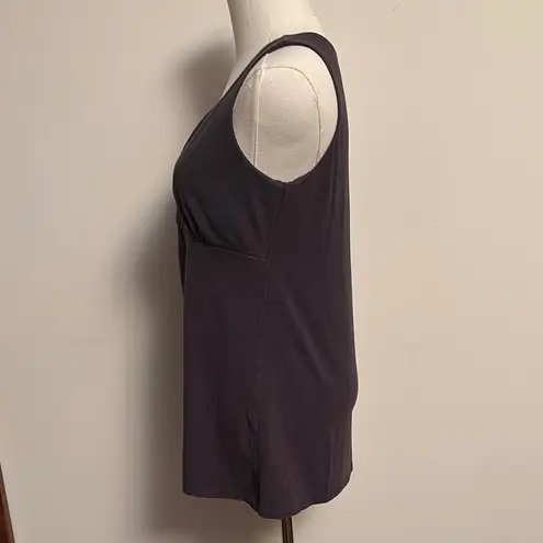 Gilligan & O'Malley brown Fitted Wrap Tank Top Size M