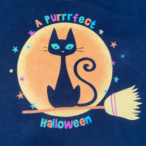 HALLOWEEN cat graphic t