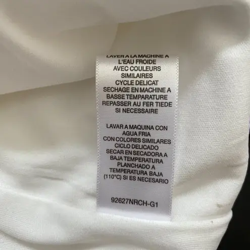 WAYF Puff Sleeve Cutout Ruffle Mini Dress Womens Small* White Fit & Flare Bridal