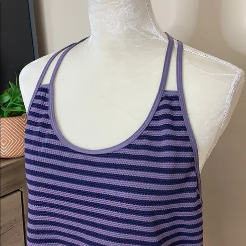 calia by carrie underwood • move stripe tank top Purple Size L