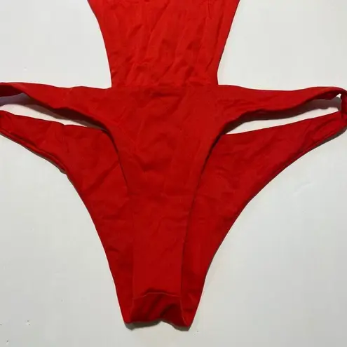 frankie's bikinis  One Piece Bathing Suit Red