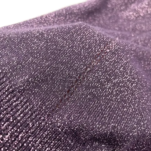 Hillard & Hanson VTG Womens Cardigan Sweater Medium Glitter Y2K Fairy Grunge 90s