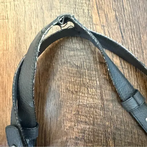 Furla grey leather tote bag