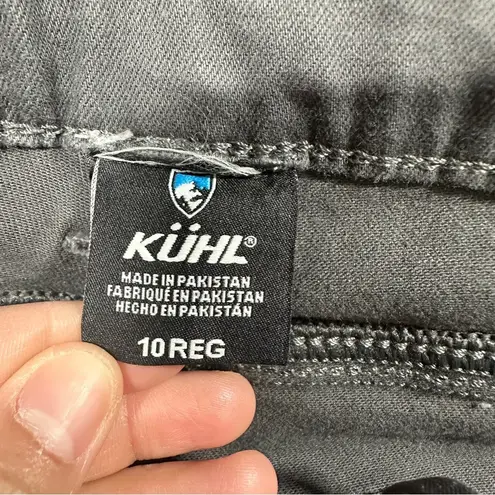 Kuhl Women’s Kontour Skinny Pants Mid Rise Outdoor Hiking in Pavement Gray 10