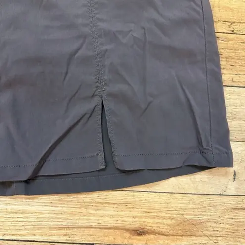 Patagonia Vintage  Hiking Skirt with Attached Shorts Skort Delta Brown Sz 4