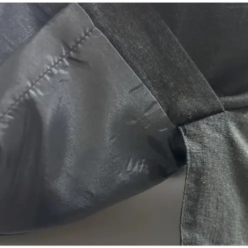 Vintage Black Sheath Dress 6P Shoulder Pads Lined Linen Blend Adolfo Studio 90s