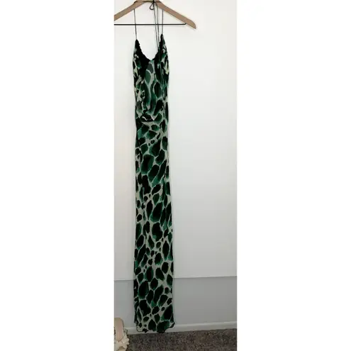 Rat & Boa Vivi Maxi Dress Womens Green New Large