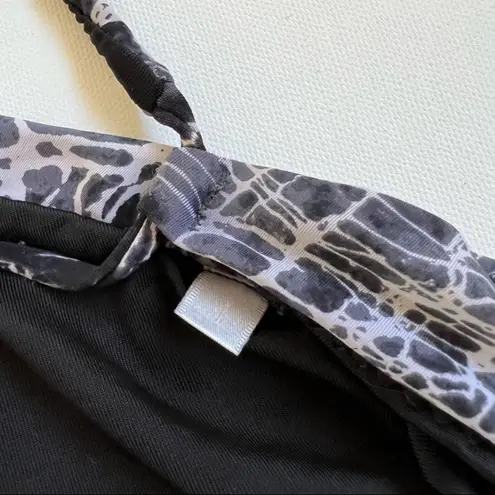 Zimmermann Halter High Neck Marble Bikini black RARE