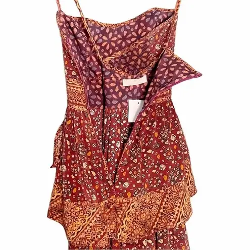 Ulla Johnson NWT Josana Cutout High-Low Silk Designer Dress Agate Size 6 $895