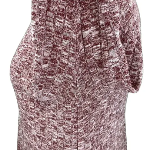 Everleigh Classic Burgundy Long Sleeve Cowl Neck Knit Sweater