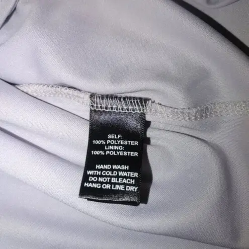 LuLu Small Gray Long Cuff Sleeve Wide Fit Dress Classic Simple Solid Size L