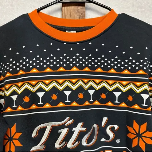 Tito’s Not That Ugly Crewneck Long Sleeve Pullover Sweater Size S Gray