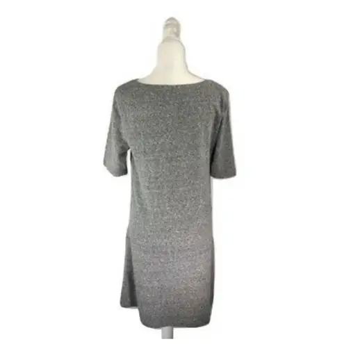Adrienne Vittadini Adrian Vittadini Gray short sleeve T-shirt dress