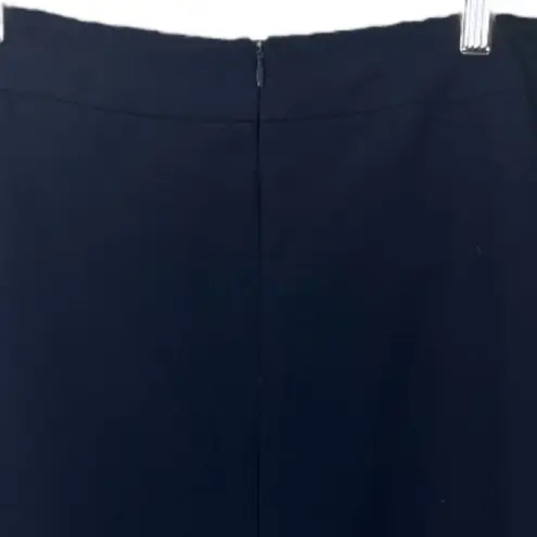 Villager Classic Pencil Skirt Pockets A-line Lined Navy Blue Women’s Size 14