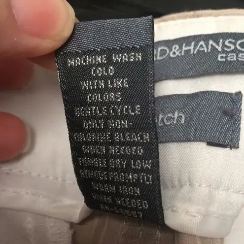 Hillard & Hanson Vintage Size 6 tall boot cut tan pants for women