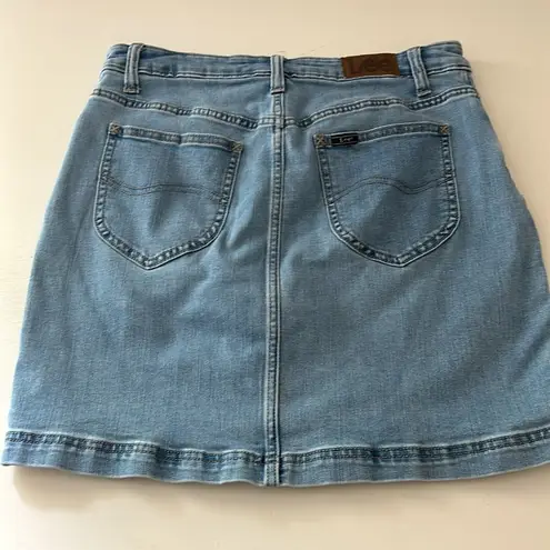 Lee denim mid rise skort