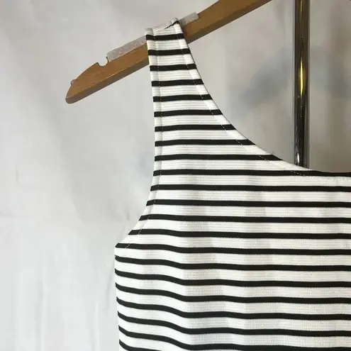 Decree Striped Dress Black and White Sleeveless Size Small