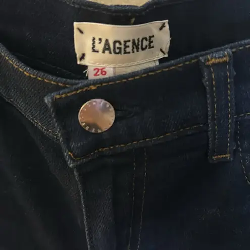 L'Agence L’ AGENCE Blue Denim Cutoff Shorts