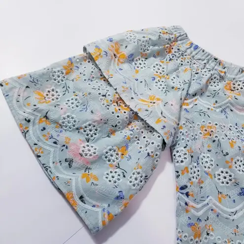 LAIA Eyelet Ditsy Floral Blouse Size M