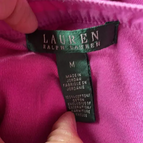 Ralph Lauren LAUREN  Pink T-Shirt Size Medium