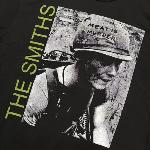 The Smiths Meat Is Murder Album Rock Band Tee L
