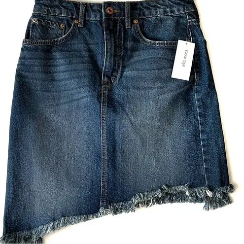 Ella Moss NWT  "Edmond" High Rise Denim Five Pocket Jean Mini Skirt