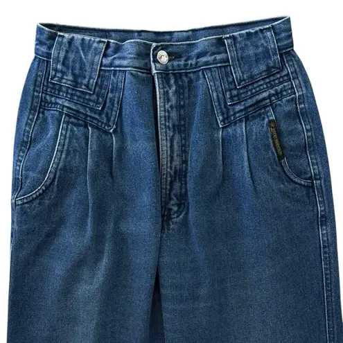 Rockies Vintage Western High Waist Bareback Pleated Denim Jeans 9/10 (26 x 34.5) Blue