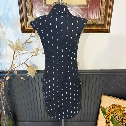 San Soleil Sleeveless 1/4 Zip Mock Neck UV 50 Dress ~ Size XS ππ Black