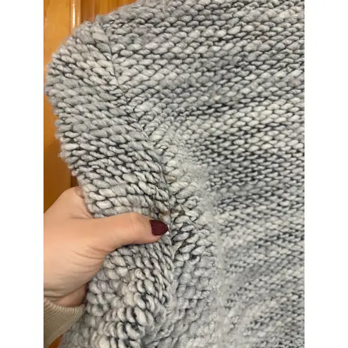 IRO Paris Ajuma Chunky Knit Wool Blend Jacket Gray Zip Front Size 40
Flaw