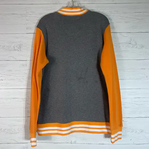 Fanatics Tennessee Volunteers Letterman Varsity Tri-Blend Jacket -Gray/Orange L