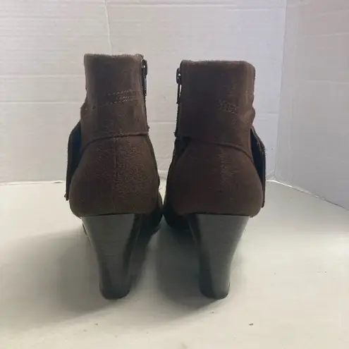 kim rogers Brown Austin Booties Size 8.5 M