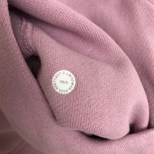 Lululemon Scuba Oversized Half-Zip Hoodie Pink Peony XS/S