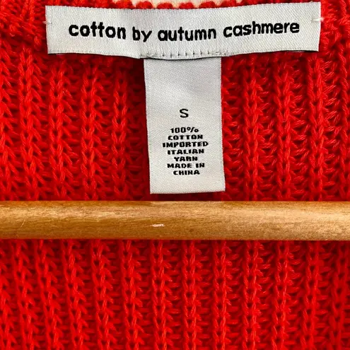 autumn cashmere Scallop Shaker Tank in Apple