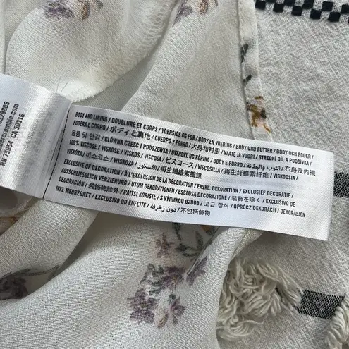 Hollister  co • wildflower floral peplum tank