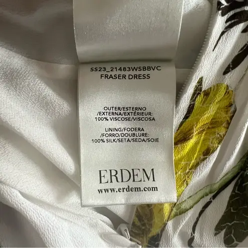 ERDEM Brealey Bouquet Pattern Fraser Dress Size US4 | UK8 New w/Tag Retail $1495