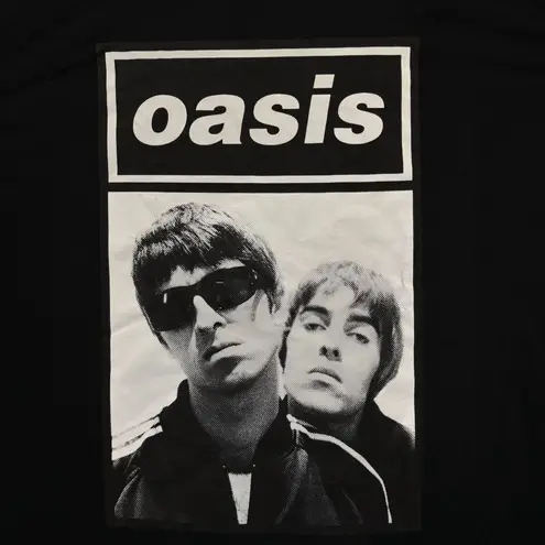 Oasis Noel & Liam Boxed Photo Rock Band T-Shirt Size Extra Large