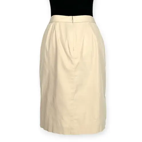 Brooks Brothers | Size 2 | 346 Stretch Tan Khaki Knee Length Lined Pencil Skirt