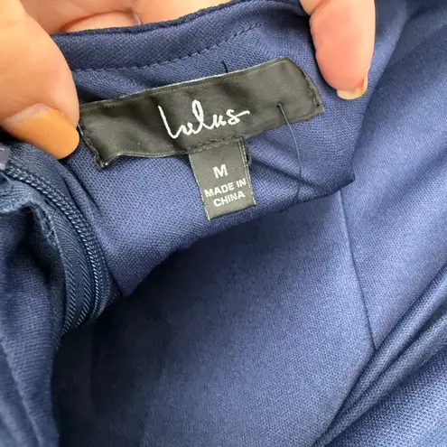 Lulus Elevated Vision Navy Blue One