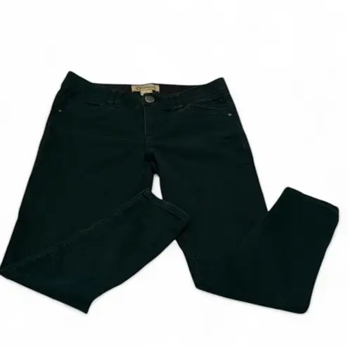 Democracy AB Technology Dark Green Skinny Jeans With Elastic Band on Waist