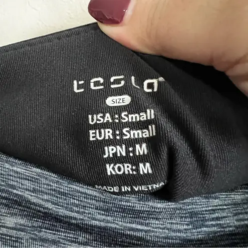 Tesla Space Dyed Fleece Lined Tummy Control Yoga Leggings