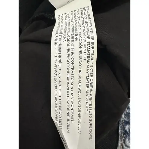 Moon River - Anthropologie two-tone, wide-leg jeans Size L the 90s/Y2K era.