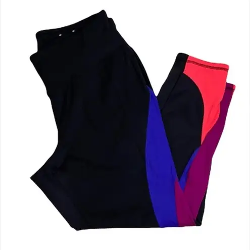 Lane Bryant Livi  High-Rise Color Block 7/8 Leggings Size 18/20