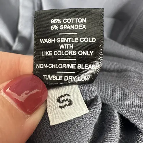 American Giant Hoodie Dress Womens Size Small Spellbound Blue Sweatshirt Tunic