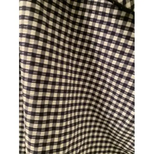 Kona Sol Women's SwimSuit Ruffled Check Choose Your Size Blue & White