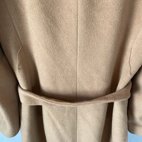 Talbots Tan Wool & Angora Blend Classic Coat Size 10P