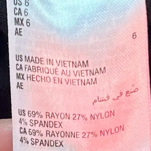 I.N.C. International Concepts Snake Print Pull On Black Skinny Pants Stretchy 6