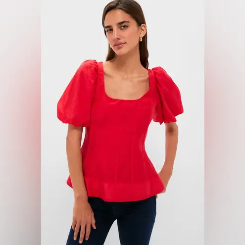 NWT HYACINTH HOUSE Ruby Taffeta Annalise Blouse