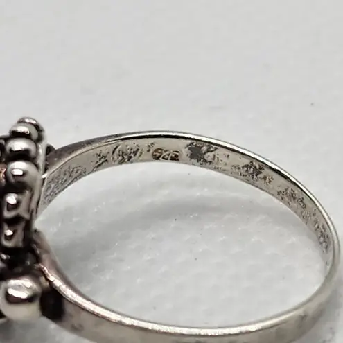 Sterling Silver & Turquoise Southwestern Ring (5) Blue